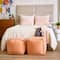Hello Honey® Embroidered Cotton Geometric Lumbar Pillow